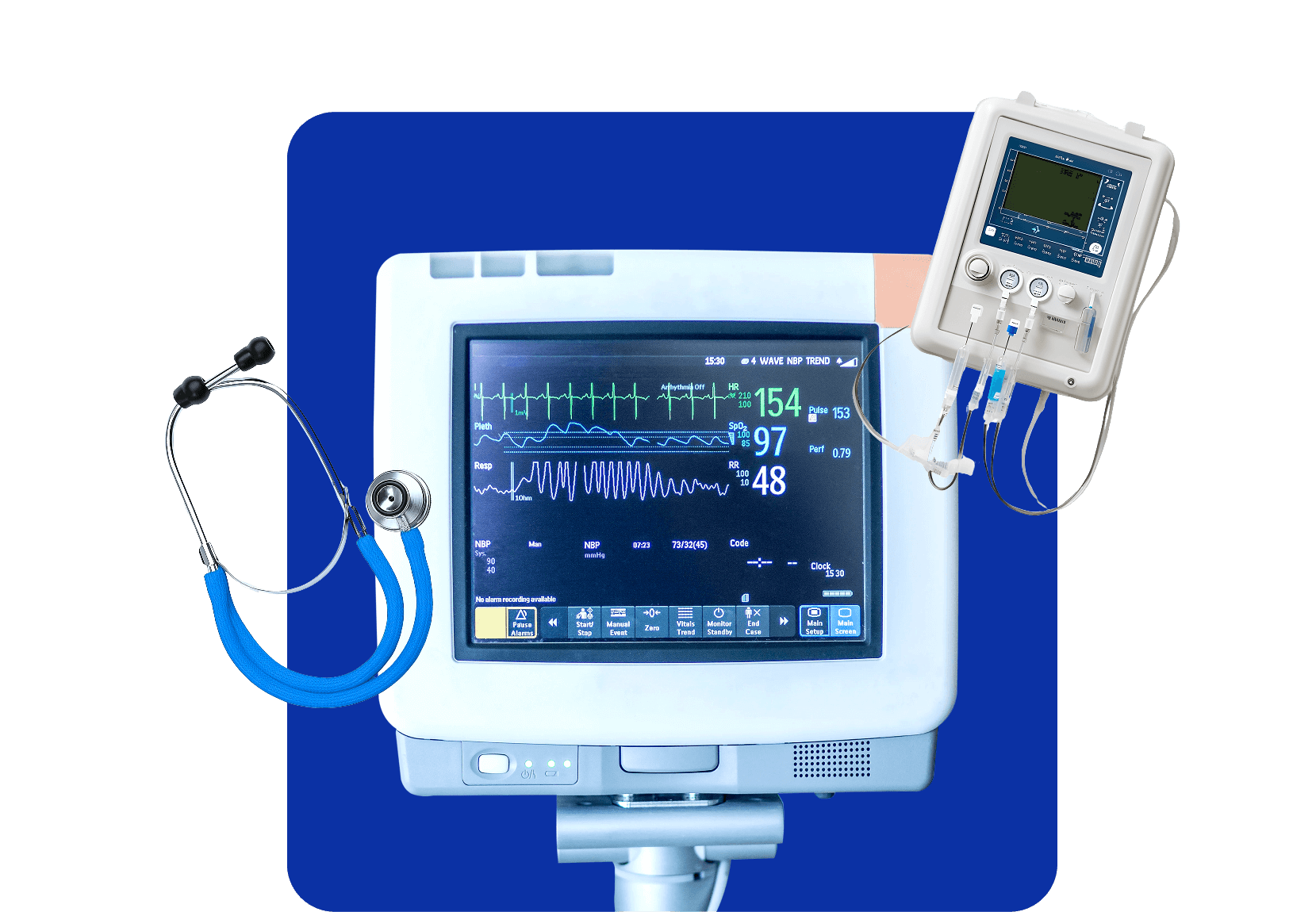 medical devices, next to each other.